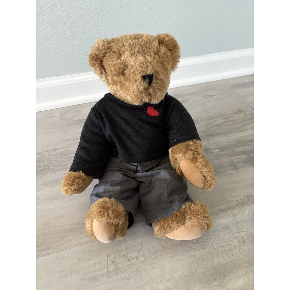 Vermont Teddy Bear Company Love Bandit Jointed Poseable Plush Stuffed Animal